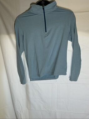 Crewcuts Light Blue Quarter-Zip Pullover